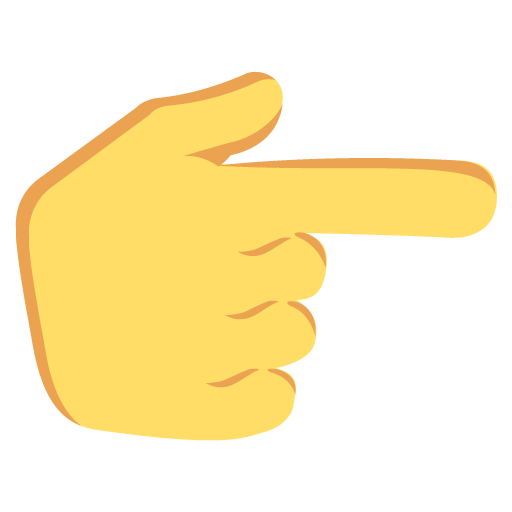 hand pointing icon
